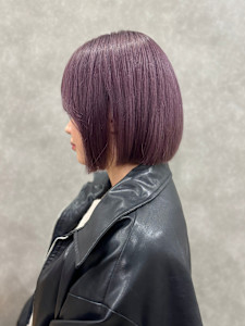 ブリーチありパープルカラー