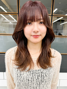 【透明感♪韓国風エギョモリ】シースルーバング大人可愛い小顔