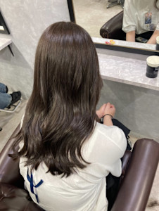 艶感アッシュベージュ