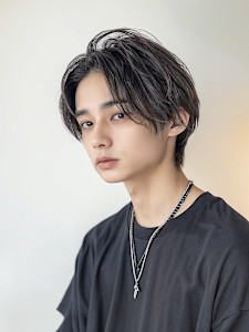 メンズカット センターパート 大人メンズ ニュアンスパーマ - LILIANA掲載