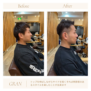お客様髪質改善データ1988（メンズカット） - Grand × AtlierDonguri掲載