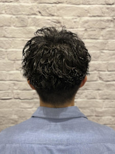 ツーブロマッシュショート×メンズパーマ - グレイスフルバーバー プラチナム掲載