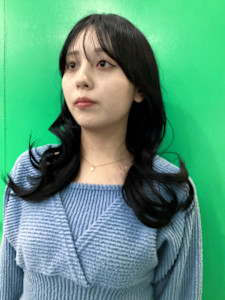 ブラック＋ロングレイヤー