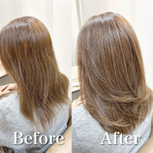 白髪ぼかし(レイヤー)白髪キレイにマイナス10歳