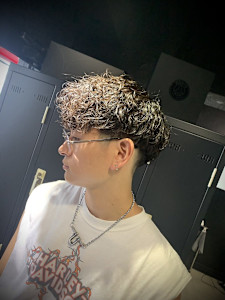 Vマッシュ×波巻きパーマ×スペインカール×men's×メンズ - owl 心斎橋掲載