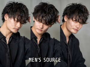 無造作スパイラルパーマ/メンズ - MEN'S SOURCE 堺東掲載
