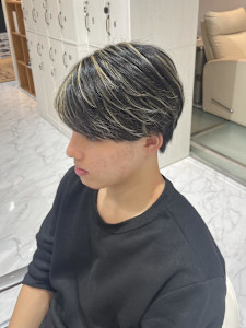 ハイライト／メンズハイライト／メンズマッシュ／デザインカラー - HEARTS hair's五日市店掲載