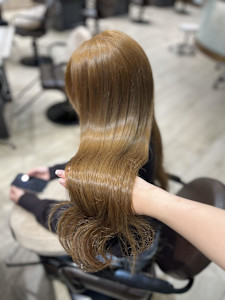 Mako ハニーベージュ ダブルカラー ブリーチなし 艶髪