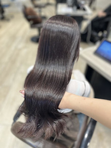 Mako ラベンダーグレージュ 透明感カラー ブリーチなし