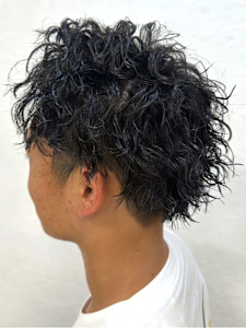スパイラルパーマ ツーブロック 波巻きパーマ 無造作パーマ - MENS SALON RUGGED 大野城店掲載
