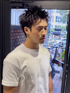 【スパイキーショート×ピンパーマ】短髪/メンズカット/men - owl 心斎橋掲載