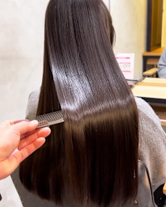 【酸性ストレート】ラベンダーアッシュグレージュ