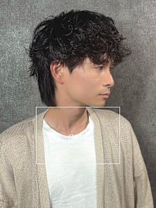 シャドウパーマ×マッシュウルフ×ウルフマッシュ×men's