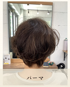 ≪お客様スタイル≫ 2か月前のパーマ。
