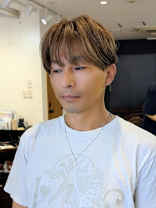 大人メンズソフトマッシュ×ハイトーン