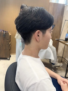 毛流れセンターパート