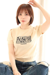 顎下ボブ/顔周りカット/シアーカラー