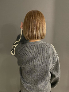 切りっぱなしボブ