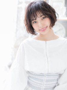 シースルーバングくせ毛風シンプルショート　根本パーマ - mod's hair【モッズヘア】上尾/上尾西口店掲載