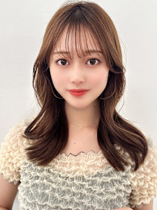 【La fith】ショコラベージュ×シースルーバング - La fith hair chrome 大宮店【ラフィス ヘアー クロム】掲載