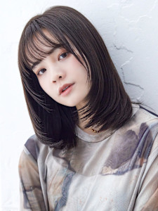 【La fith】暗髪カラー×切りっぱなしボブ - La fith hair chrome 大宮店【ラフィス ヘアー クロム】掲載