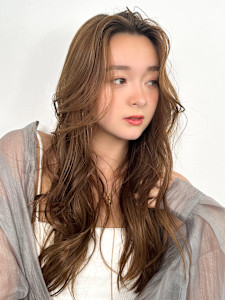 【La fith】キャラメルブラウン×ラフウェーブ - La fith hair chrome 大宮店【ラフィス ヘアー クロム】掲載