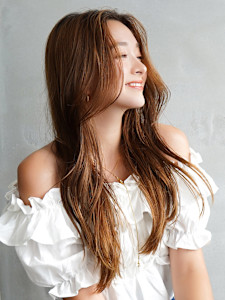【La fith】キャラメルブラウン×ゆるふわロング - La fith hair chrome 大宮店【ラフィス ヘアー クロム】掲載