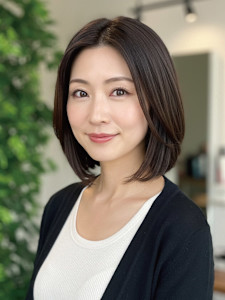 30-40代にオススメ★大人クールな艶ボブスタイル