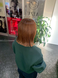 切りっぱなしスタイル