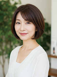 50-60代にオススメ★大人の美人ボブ