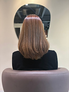 透明感ベージュ×髪質改善