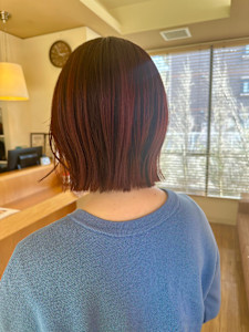 【増田】レッドブラウン×ボブ