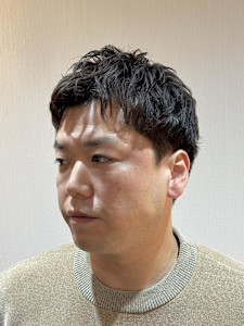 ショートピンパーマ