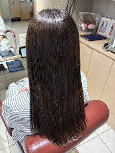 髪質改善ストレート
