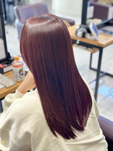２回目以降の髪質改善カラー【ちくば。】