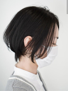 お手入れしやすいショートボブ