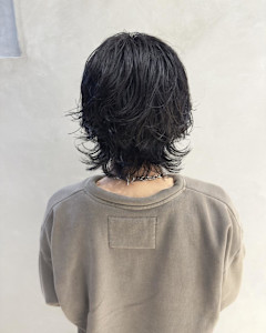 ウルフ/ウルフパーマ/ナチュラルパーマ/パーマ女子