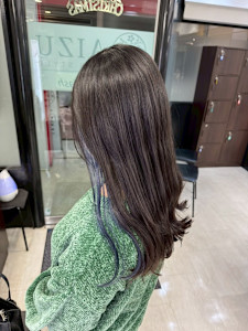 デザインカラー - AIZU本厚木 白髪ぼかし ハイライト バレイヤージュ 髪質改善掲載