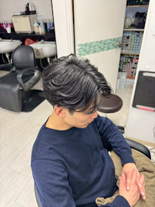 メンズカットスタイル - AIZU本厚木 白髪ぼかし ハイライト バレイヤージュ 髪質改善掲載