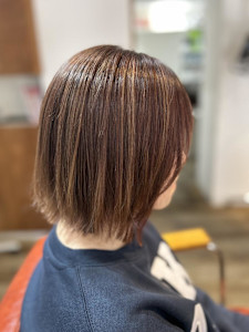 ボブレイヤーで若見え