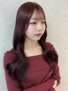 《中島遼香》チェリーピンク/レッドカラー