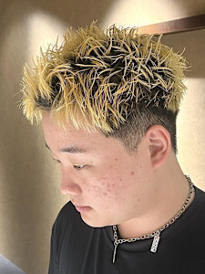 Matsui＿金髪スパイキーショート