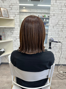 Louer hairmake×切りっぱなしボブ