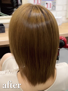【ダメージレス縮毛矯正】 ［髪質整形］美髪ストレート