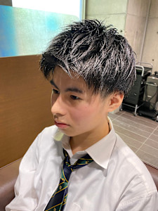 ツーブロックショート