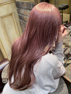 ピンクベージュ/くすみピンク/ミディアムレイヤー - Shelia by artina 町田2号店掲載