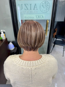 白髪ぼかしハイライト - AIZU本厚木 白髪ぼかし ハイライト バレイヤージュ 髪質改善掲載