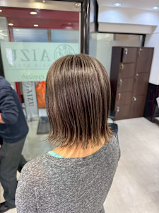 白髪ぼかしハイライト