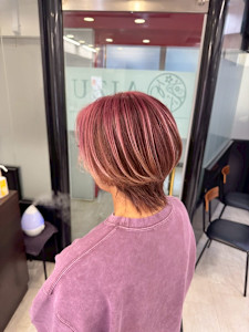 白髪ぼかしハイライト