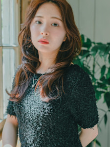 大人ウェーブスタイル